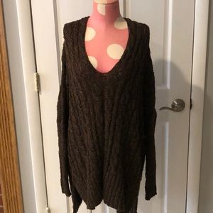 Brown Tunic Sweater